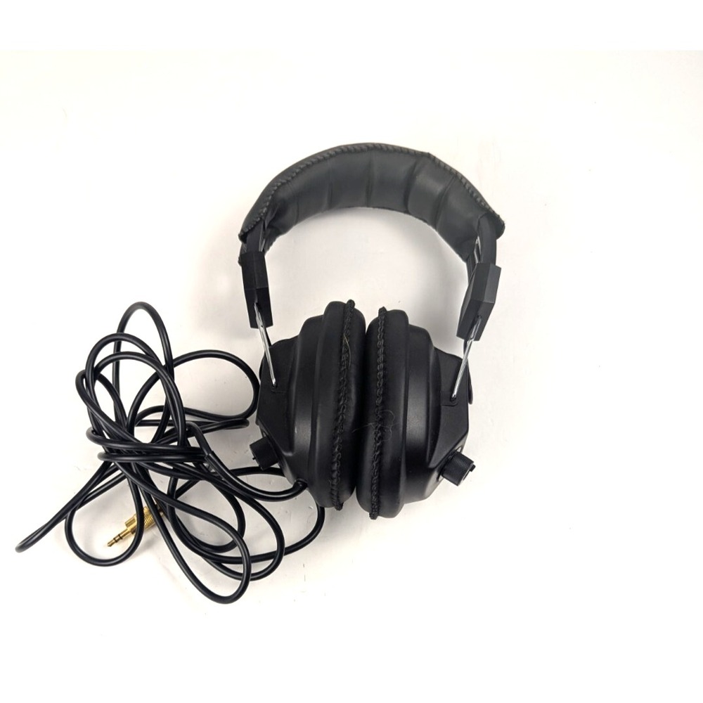 Vintage CA Headphones 3.5mm‎ Gold Plug ST MO Switch Over-Ear Stereo Mono